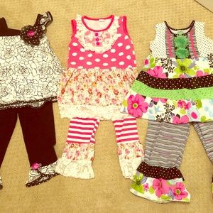 🌟Three Boutique 4T Girls Outfits🌟